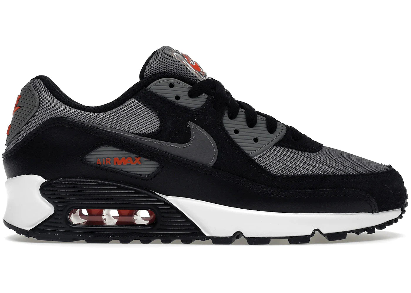 Nike Air Max 90 Grey Black Red (2022)