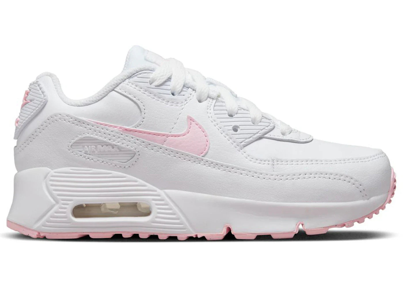 Nike Air Max 90 LTR White Pink Foam (PS)