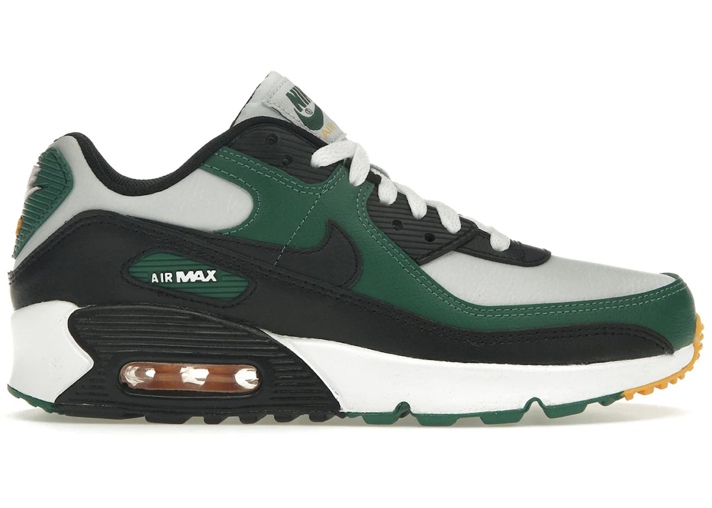 Nike Air Max 90 Leather Pure Platinum Gorge Green (GS)