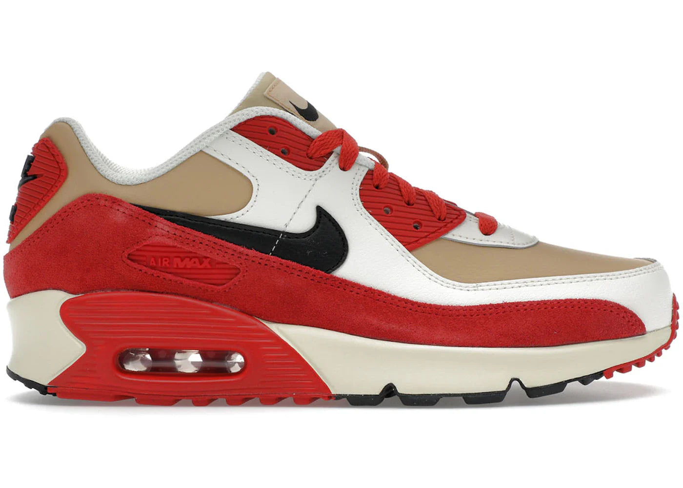 Nike Air Max 90 Leather Sesame Red Clay (GS)