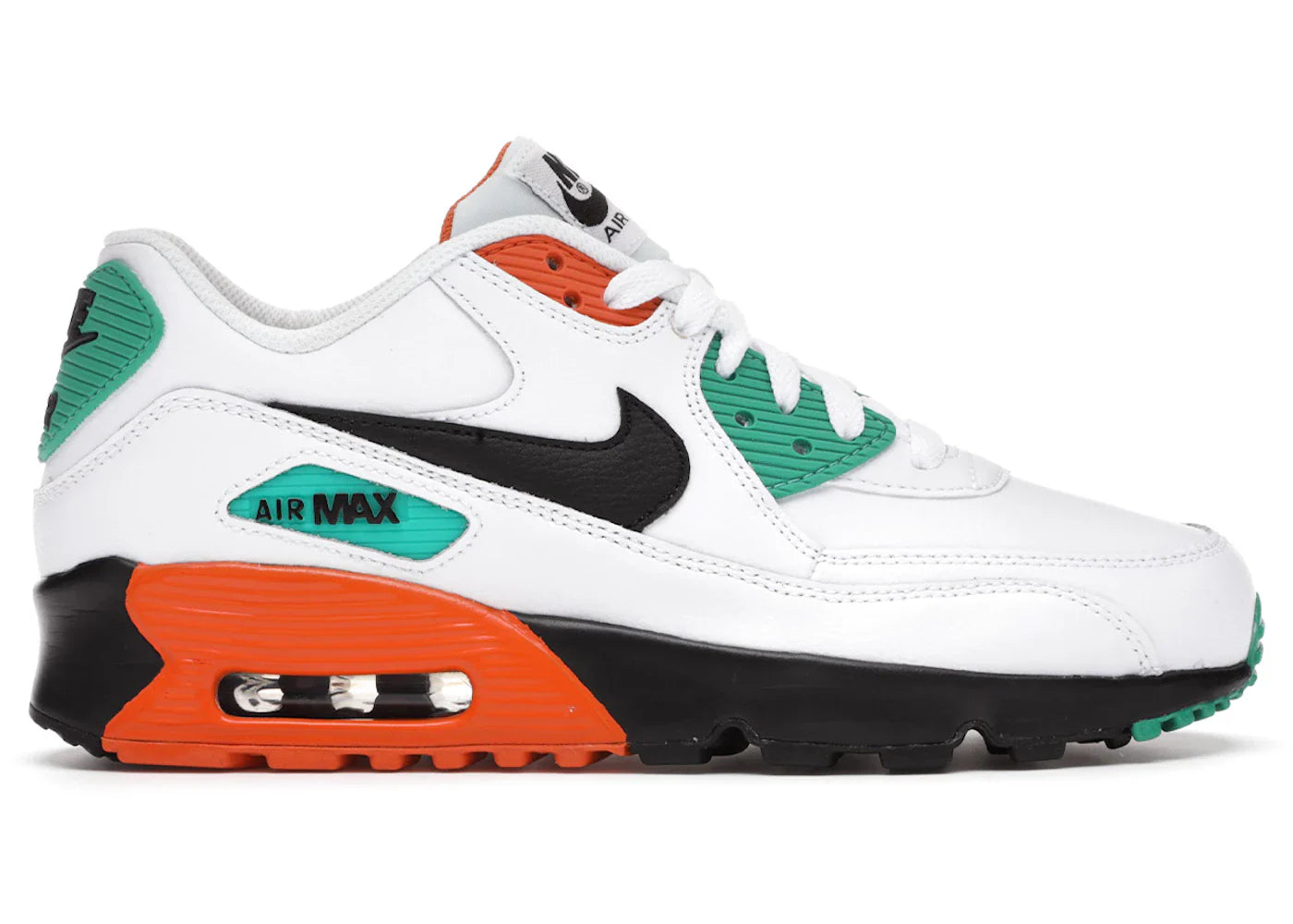 Nike Air Max 90 Leather Starfish Kinetic Green (GS)