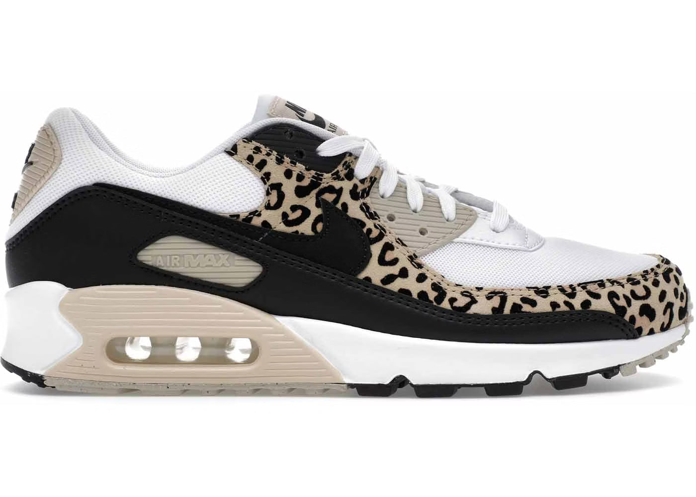 Nike Air Max 90 Leopard Sanddrift Black (Women's) - Kyaro