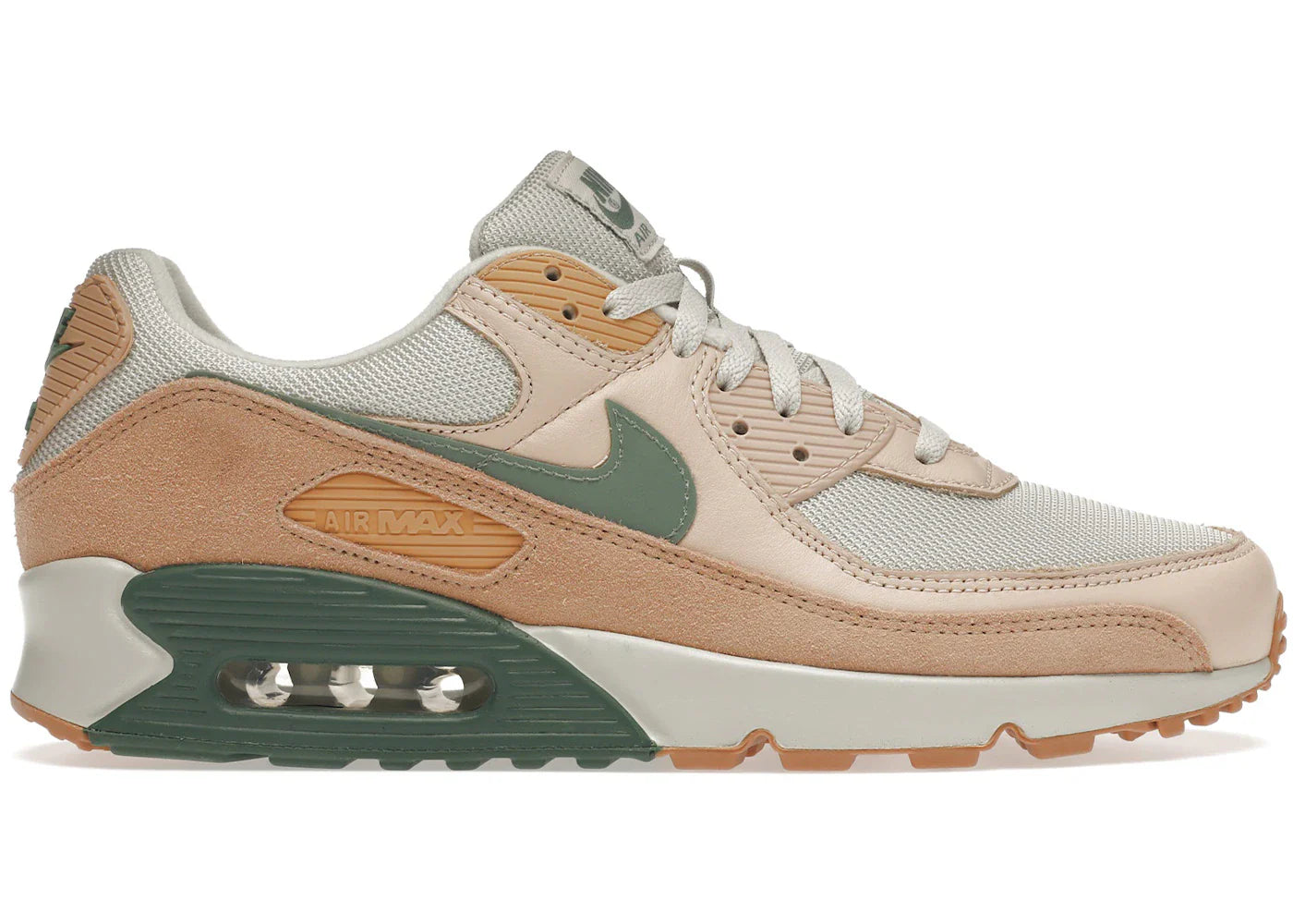 Nike Air Max 90 Light Bone Dutch Green