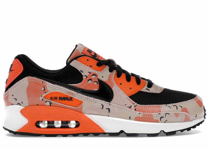 Nike Air Max 90 Premium Bio Beige Safety Orange Camo