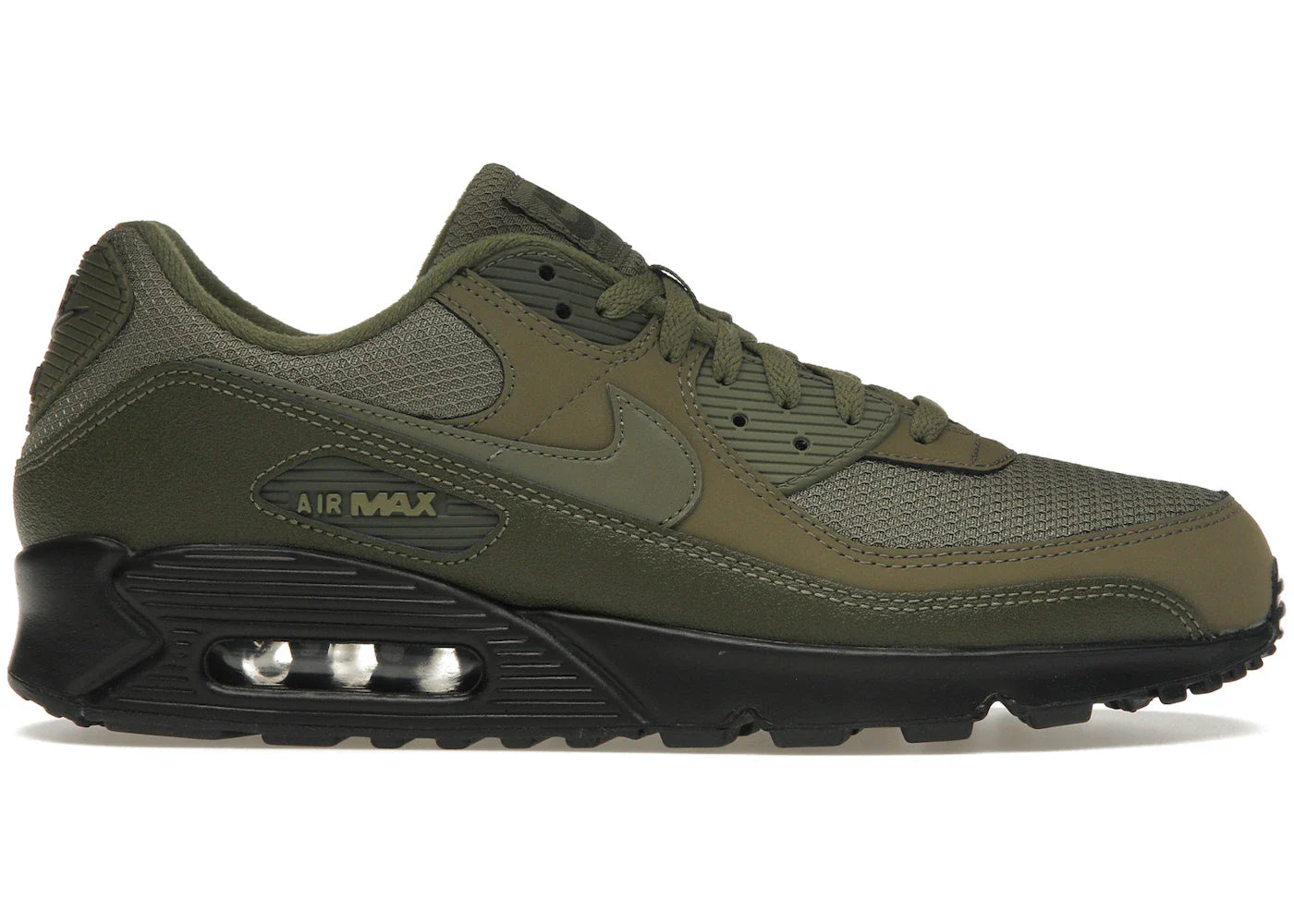 Nike Air Max 90 Reflective Swoosh Medium Olive