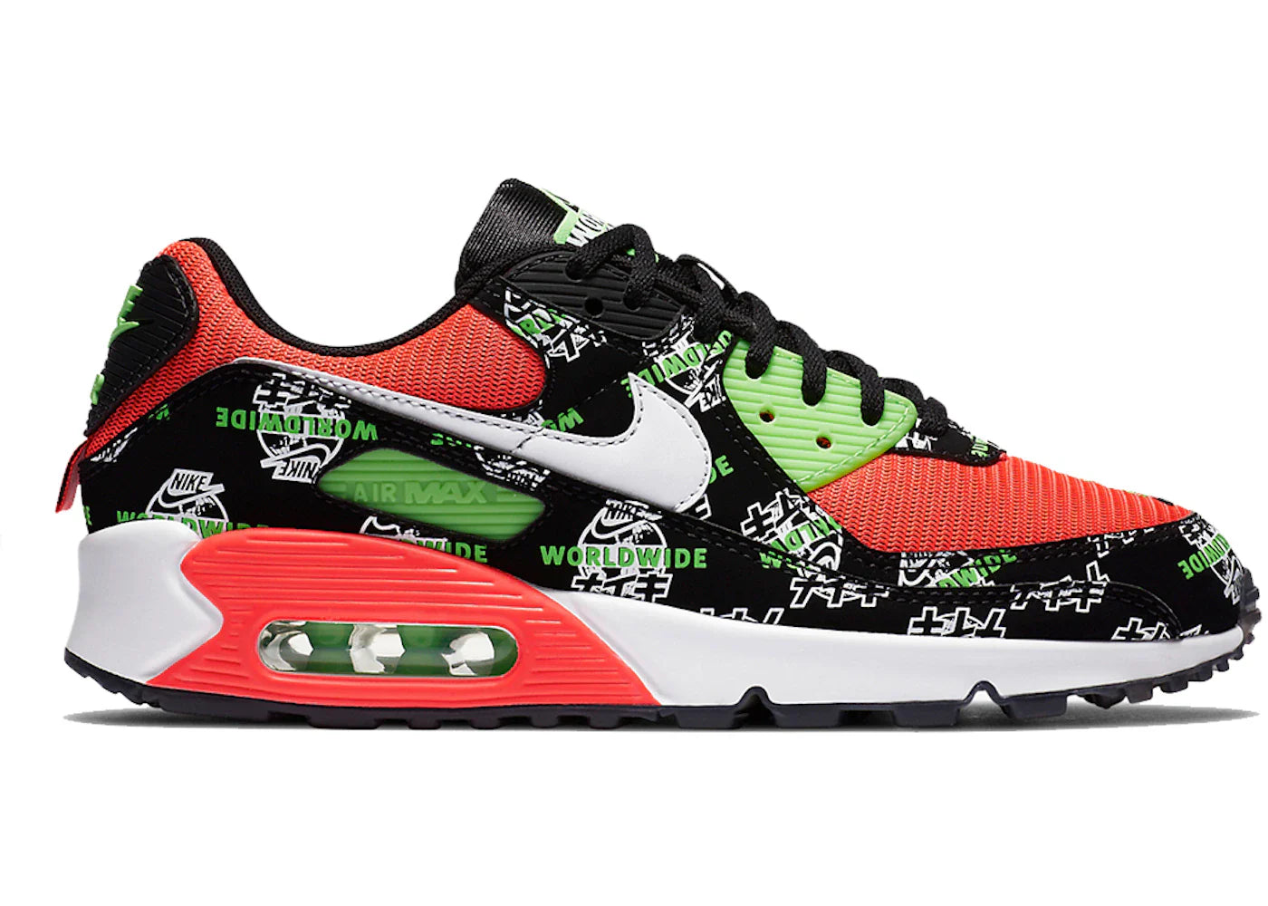 Nike Air Max 90 SE Worldwide Katakana Black (Women's)