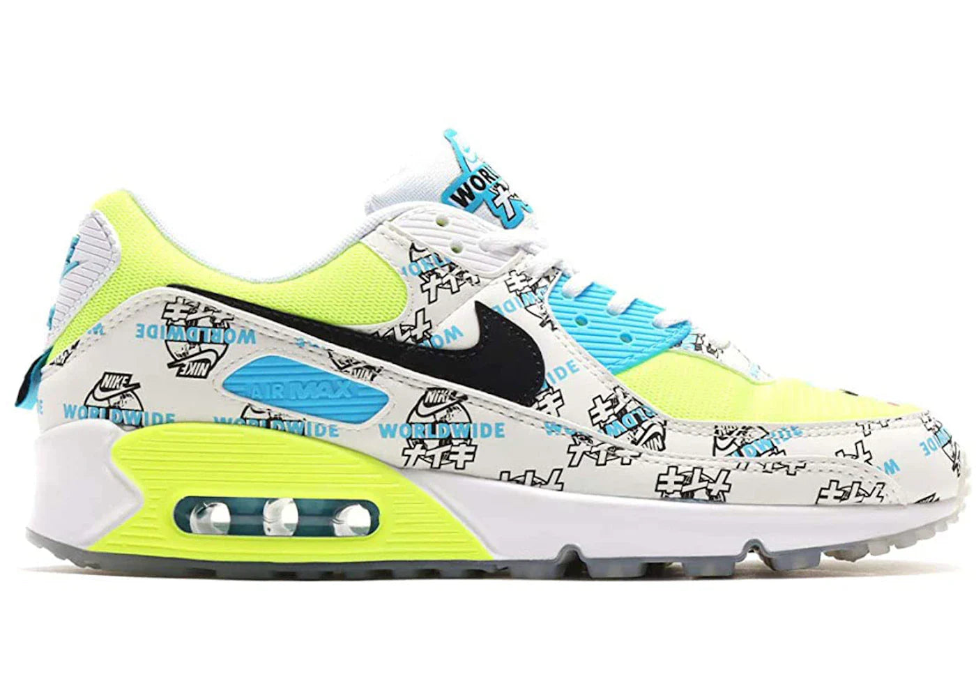 Nike Air Max 90 SE Worldwide Katakana White (Women's)