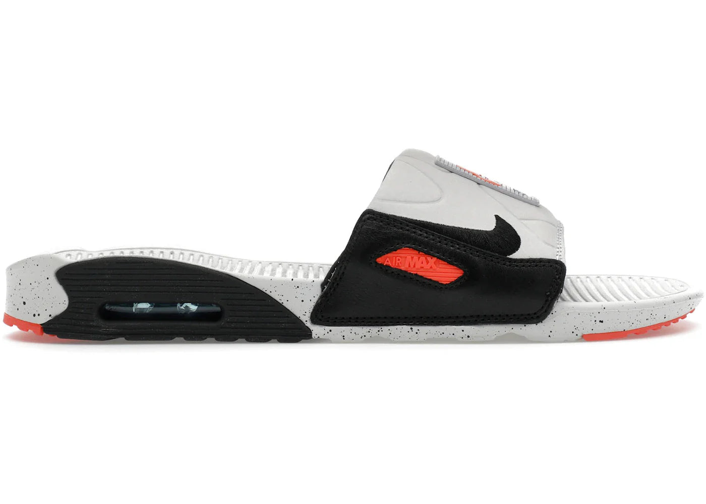 Nike Air Max 90 Slide White Turf Orange Speckled