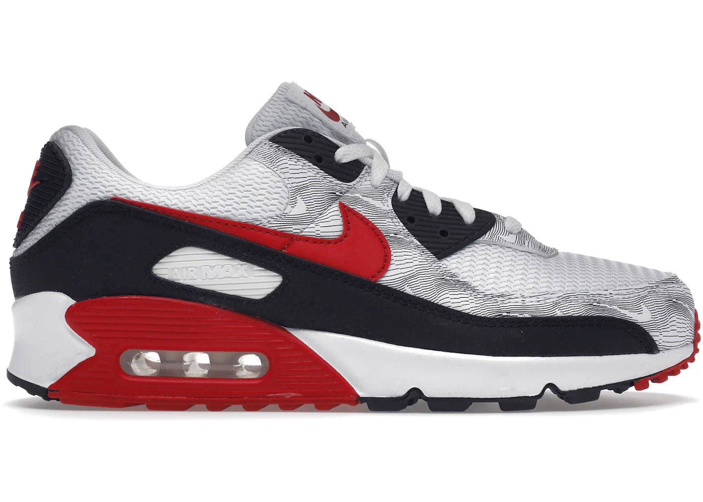 Nike Air Max 90 Topography White University Red