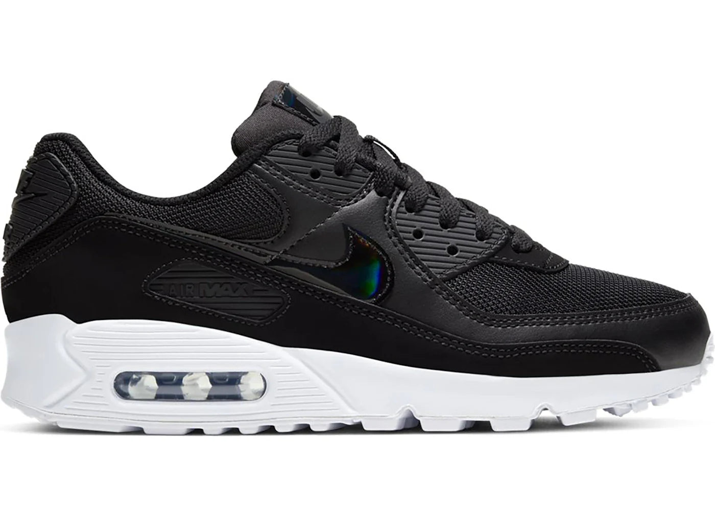 Nike Air Max 90 Twist Black White Black (Women's)
