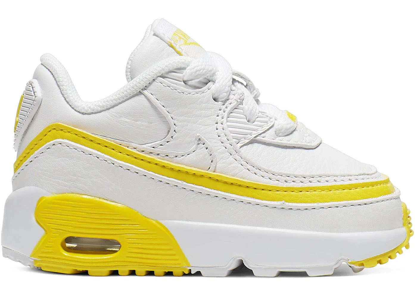 Nike Air Max 90 Undefeated White Opti Yellow (TD)