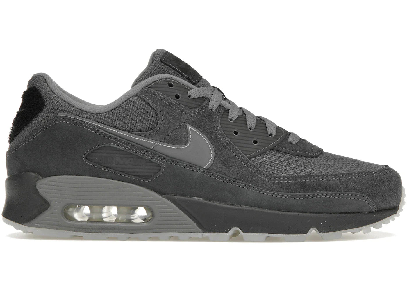 Nike Air Max 90 Velcro Heel Patch Anthracite