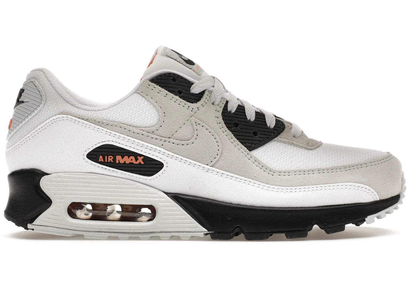 Nike Air Max 90 White Black Hot Curry