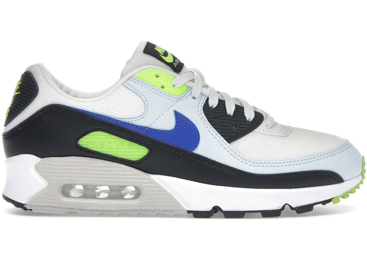 Nike Air Max 90 White Blue Tint Volt (Women's)