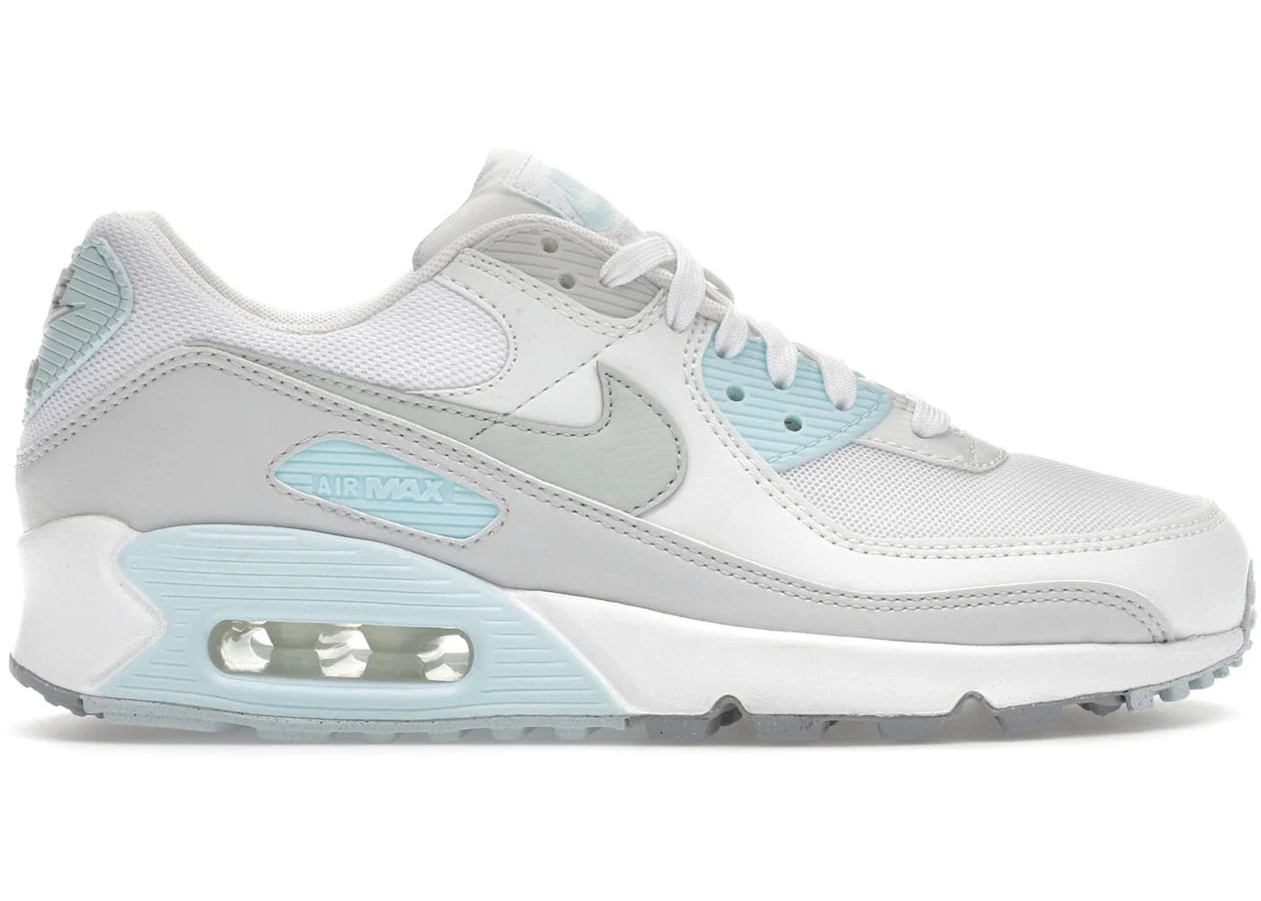 Nike Air Max 90 White Glacier Blue (Women's)