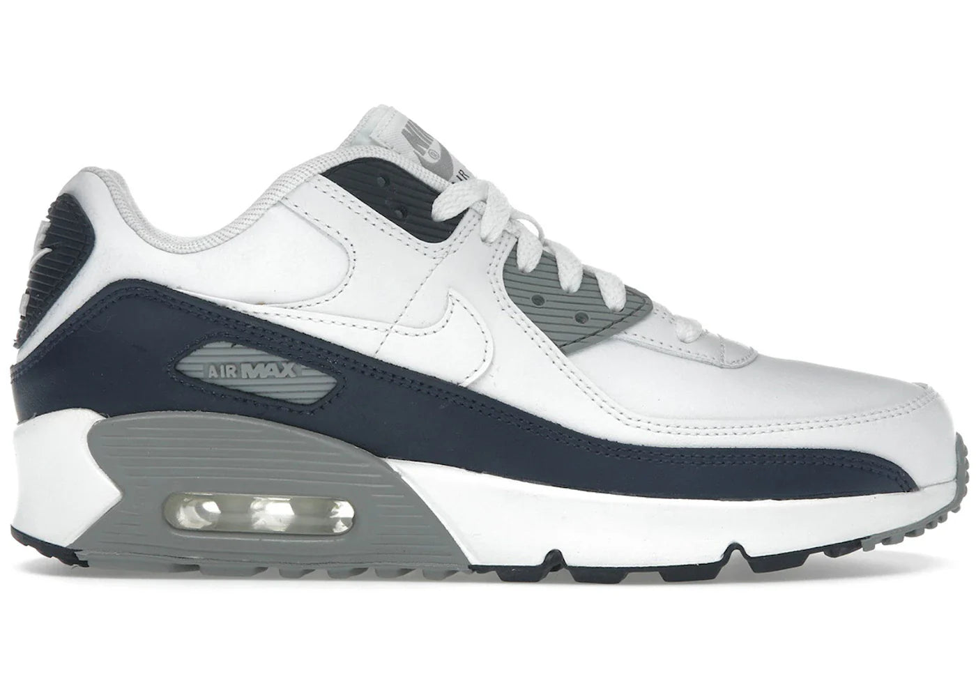 Nike Air Max 90 White Grey Obsidian (GS)