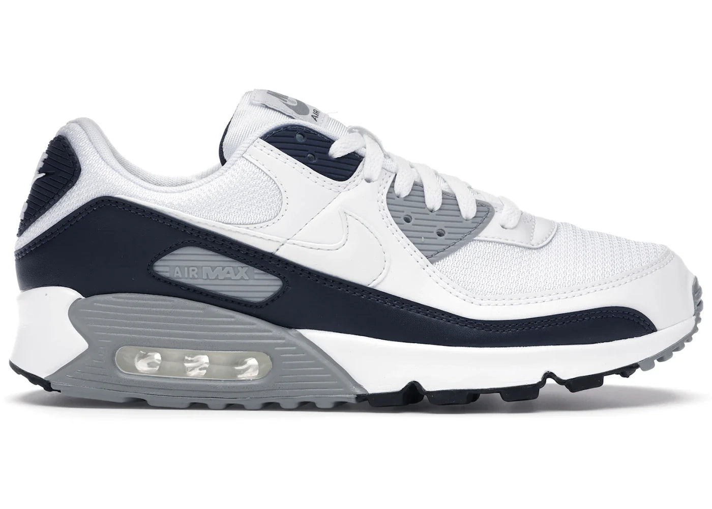 Nike Air Max 90 White Grey Obsidian