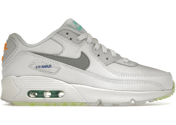 Nike Air Max 90 White Laser Orange Aurora (GS)