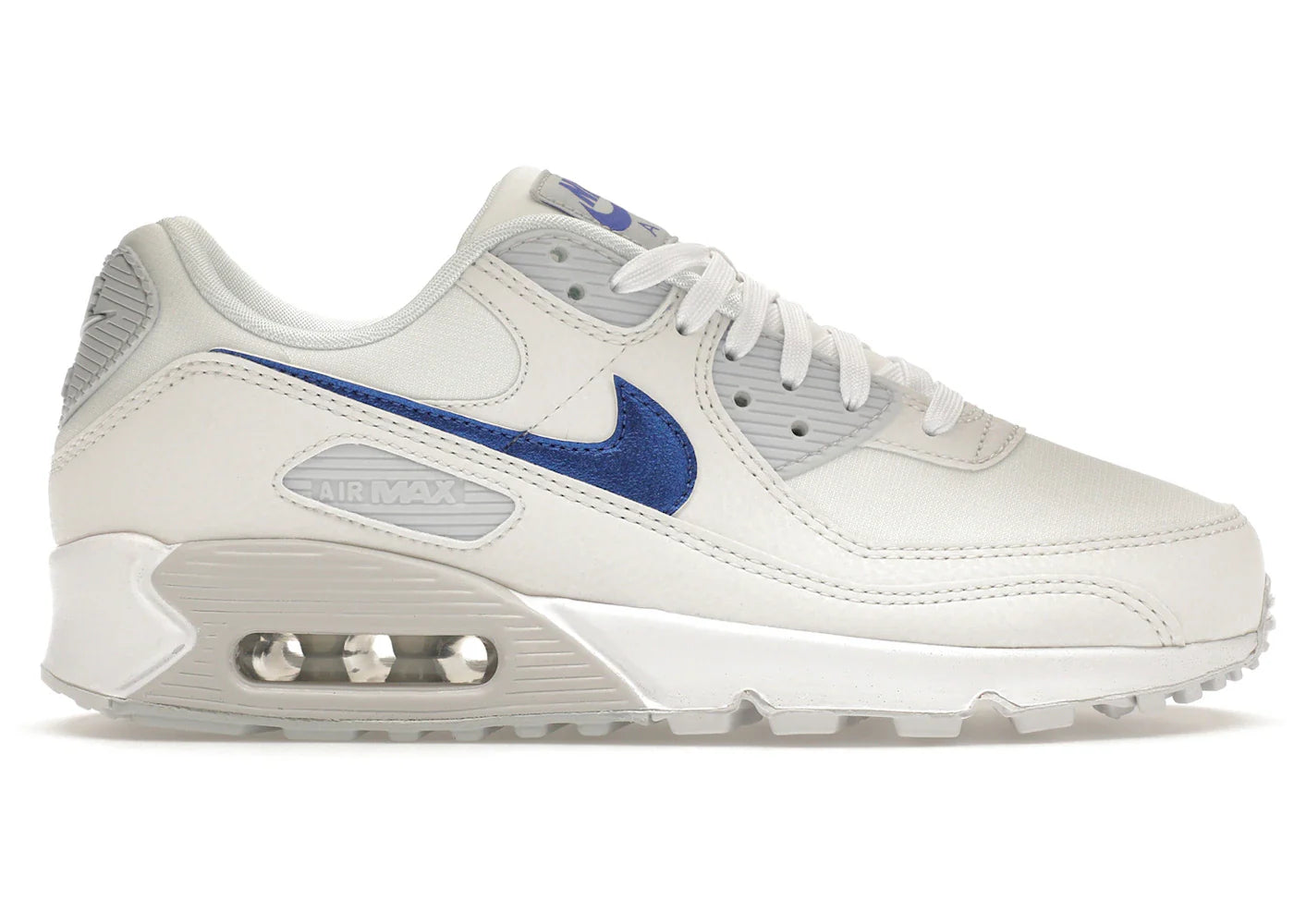Nike Air Max 90 White Metallic Blue (Women's)