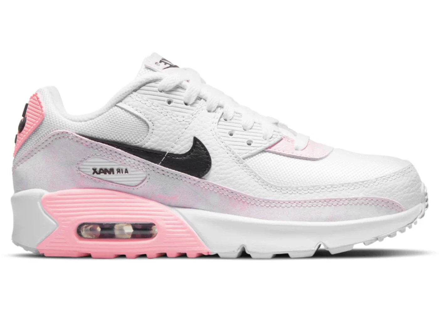 Nike Air Max 90 White Pink Tie-Dye (GS)