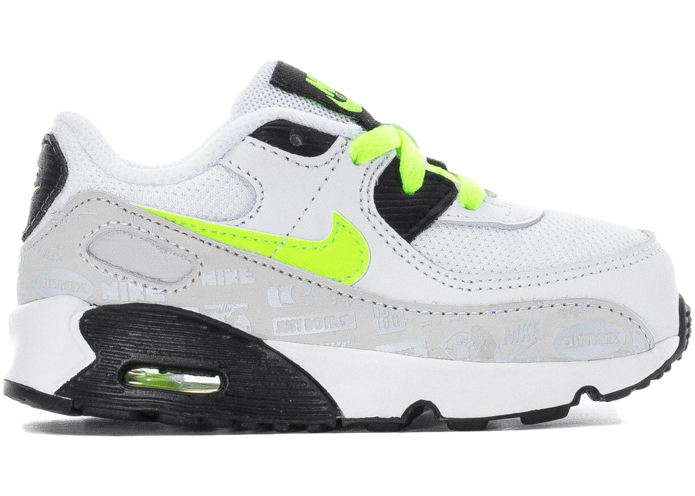 Nike Air Max 90 White Volt (TD)