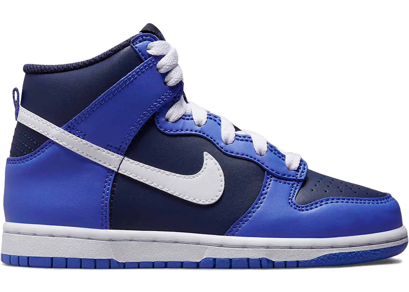 Nike Dunk High Medium Blue Midnight Navy (PS)