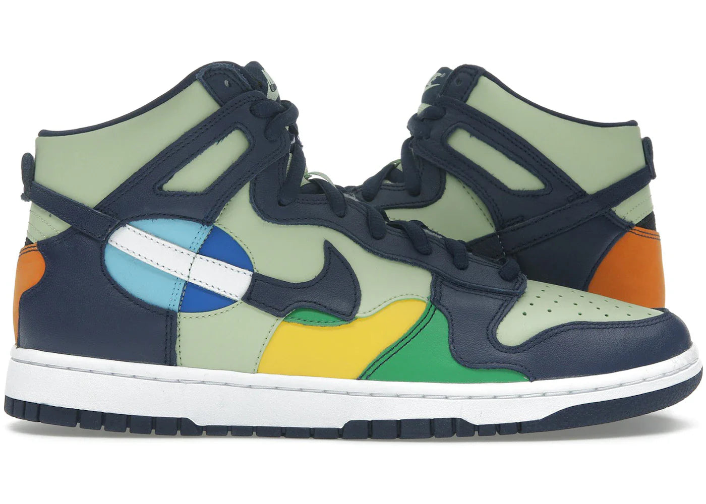 Nike Dunk High See Through Pistachio Midnight Navy (Women's)