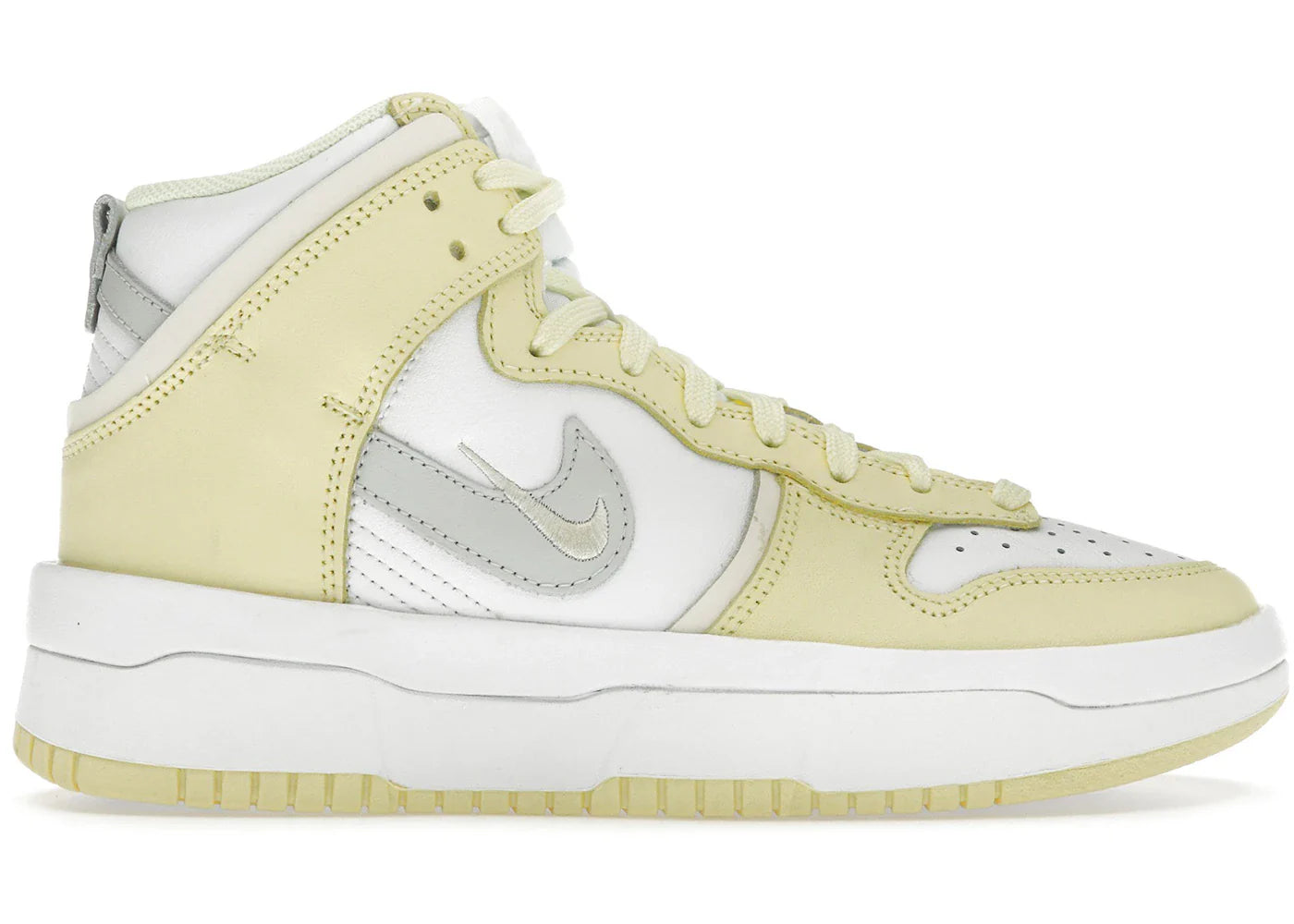 Nike Dunk High Up Light Lemon Yellow (Women's)