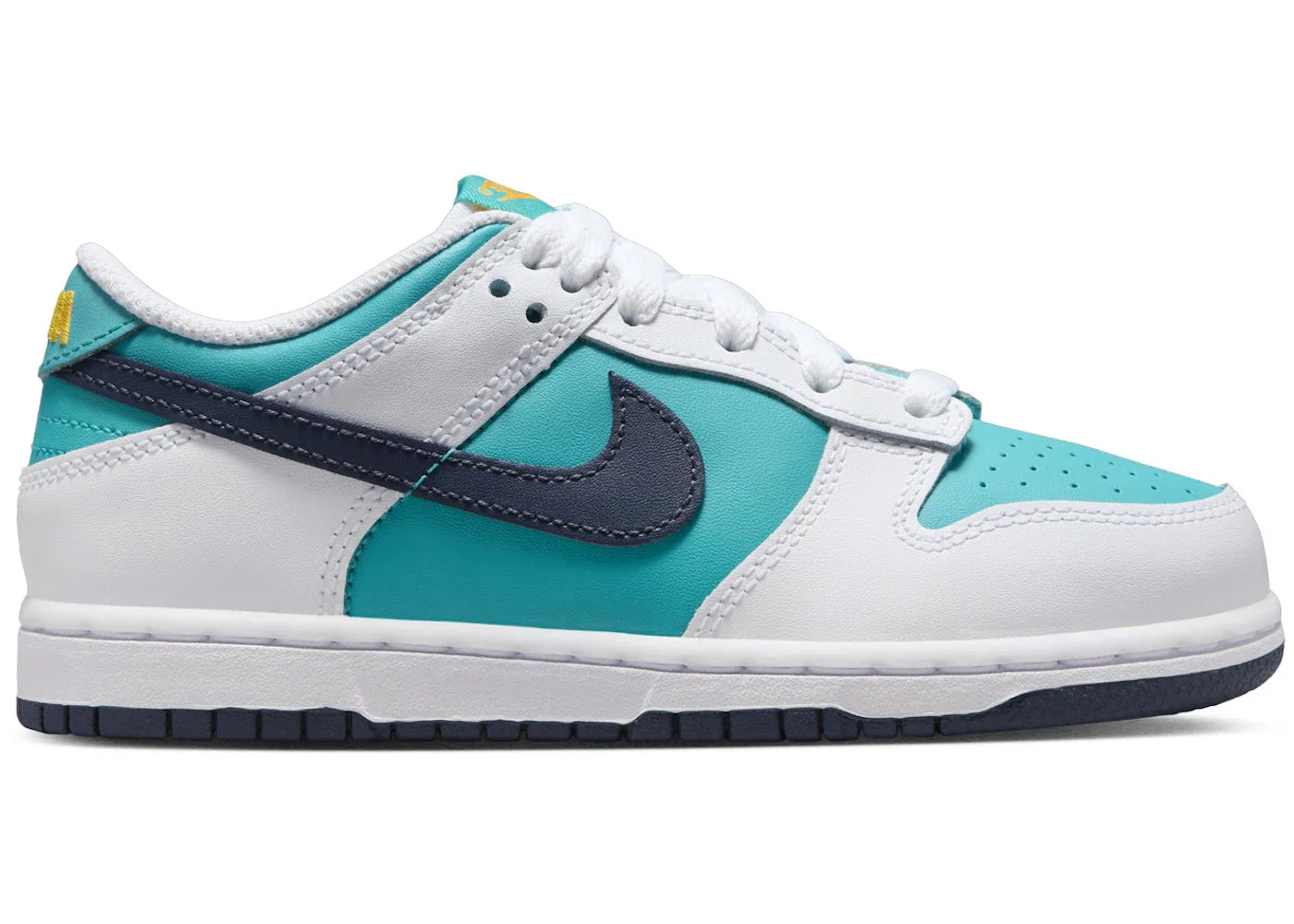 Nike Dunk Low Dusty Cactus White Racer Pink Thunder Blue (PS)