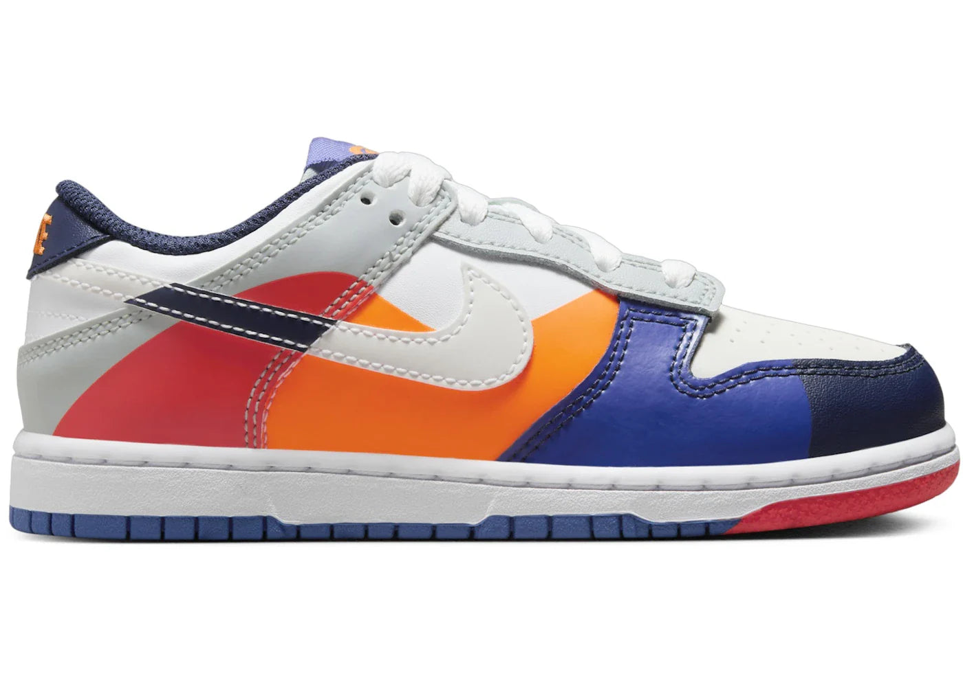 Nike Dunk Low SE White Light Silver Midnight Navy (PS)