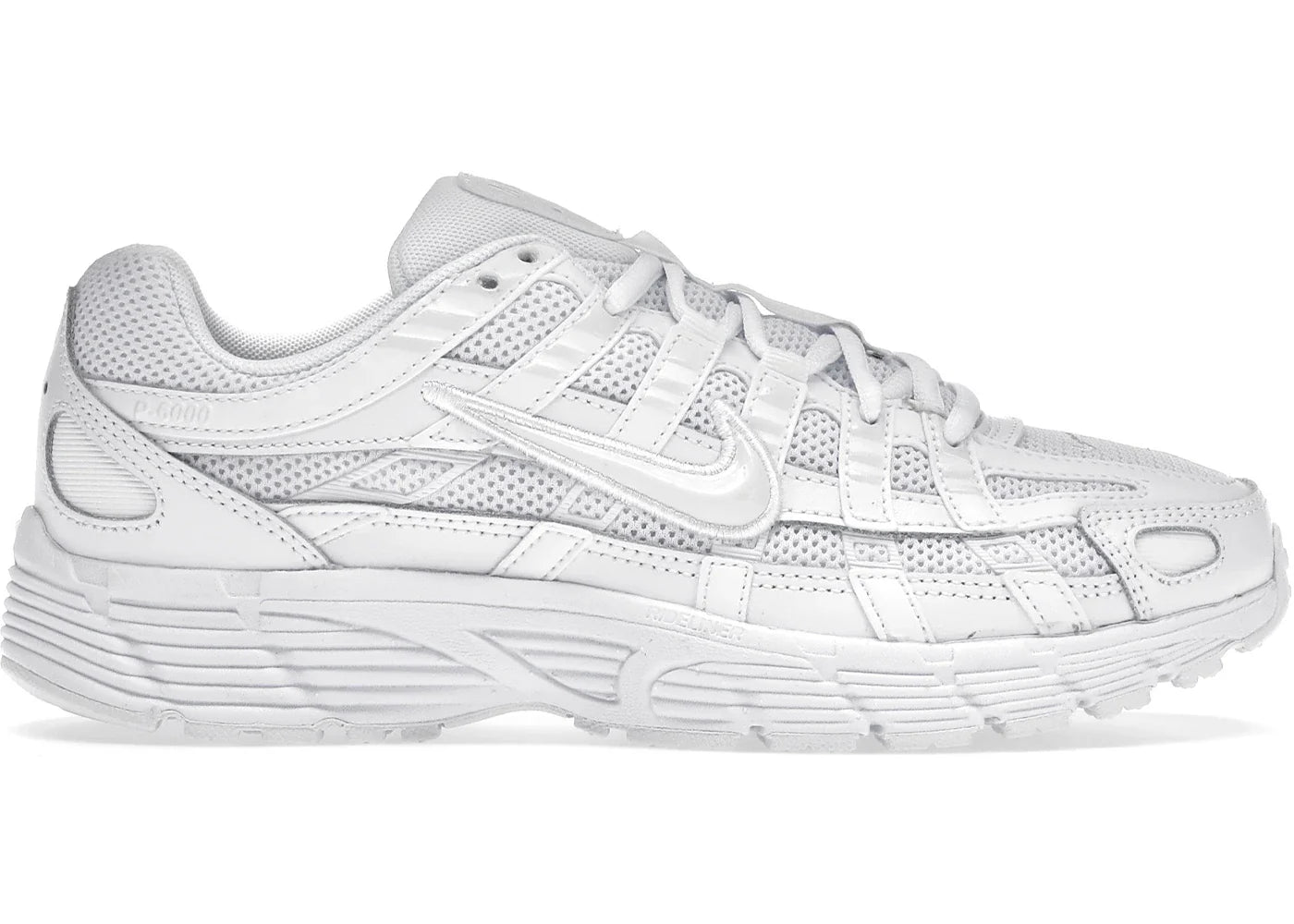 Nike P-6000 Triple White (Women's)