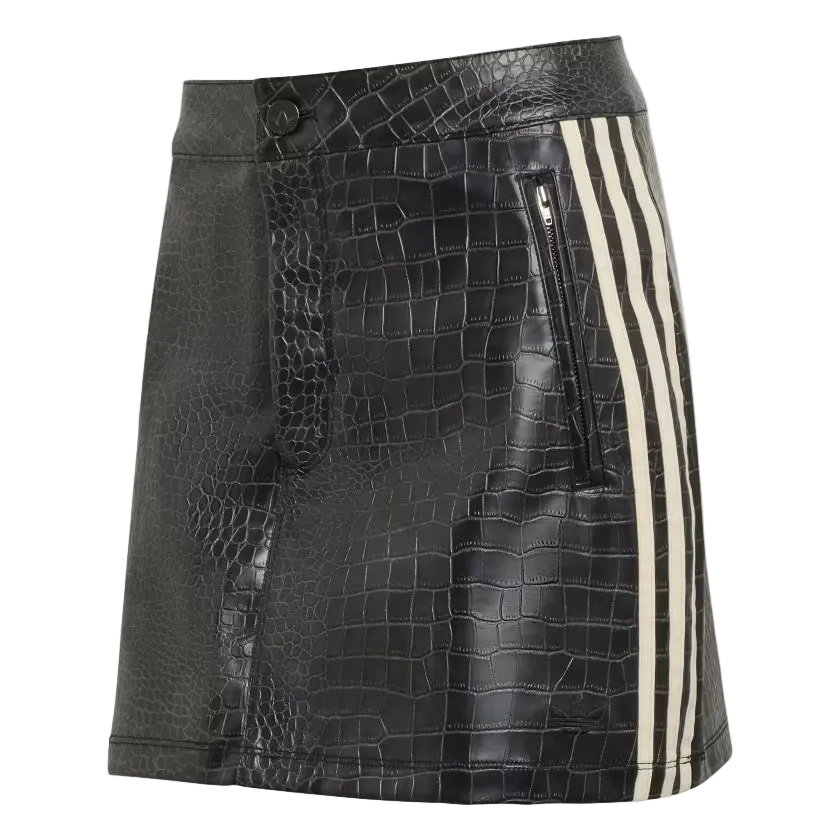 adidas Pleather Mini Rok Zwart