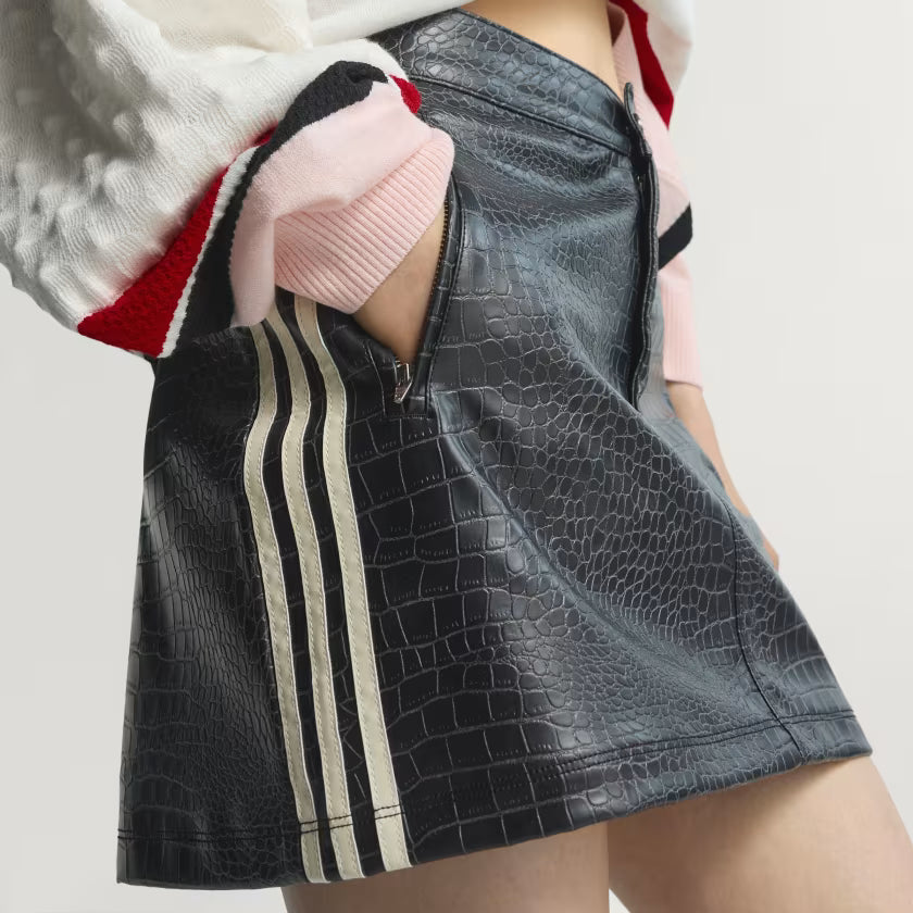 adidas Pleather Mini Rok Zwart