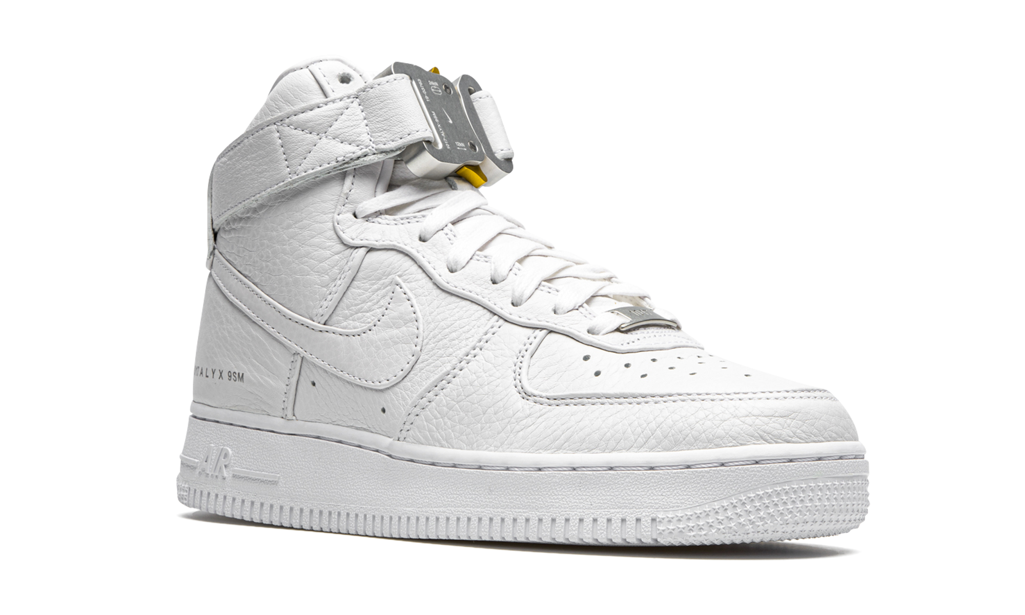 nike air force 1 high 1017 alyx 9sm white+CQ4018-100+diagnol right view