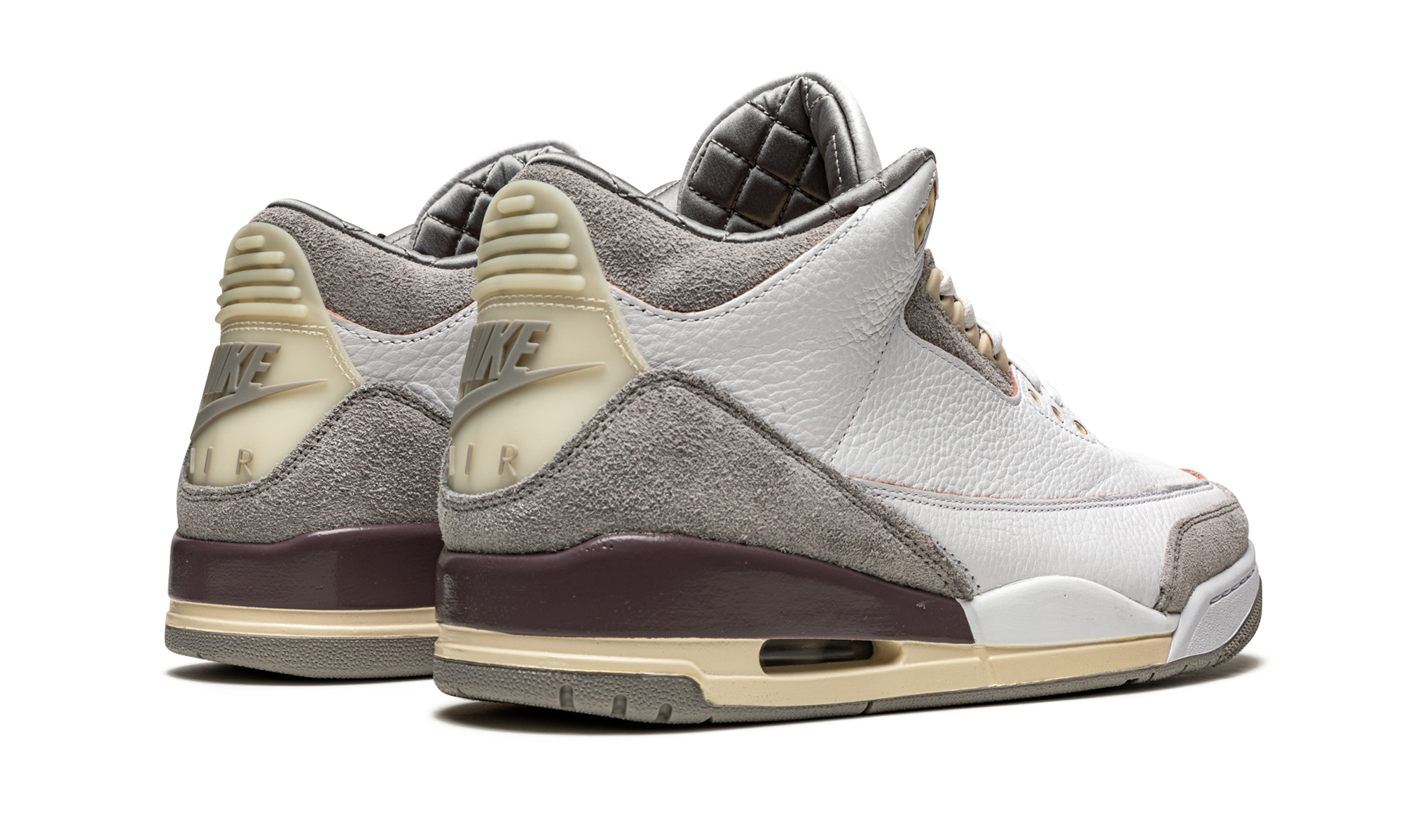 jordan 3 retro sp a ma maniere women s+DH3434-110+diagnol right behind view