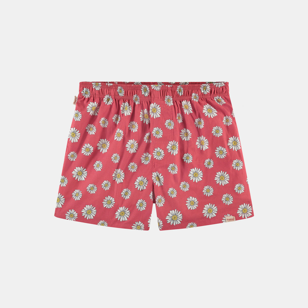 Pockies Red Flowers Boxershort Rood