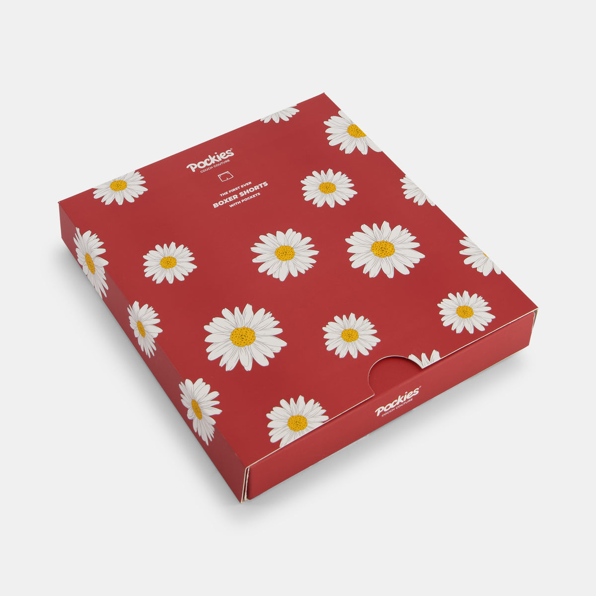 Pockies Red Flowers Boxershort Rood