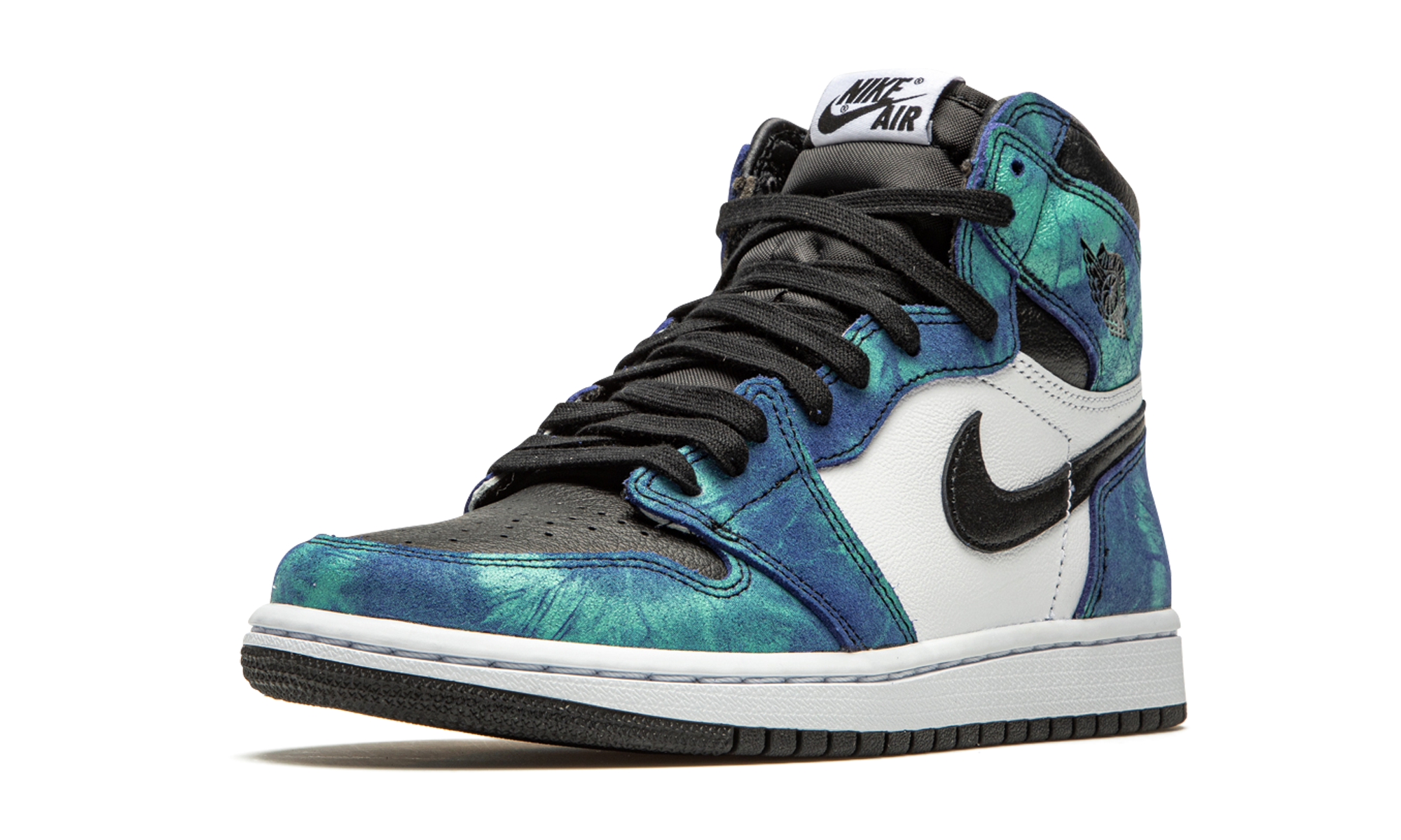 jordan 1 retro high tie dye women s+CD0461-100+left diagnol single view