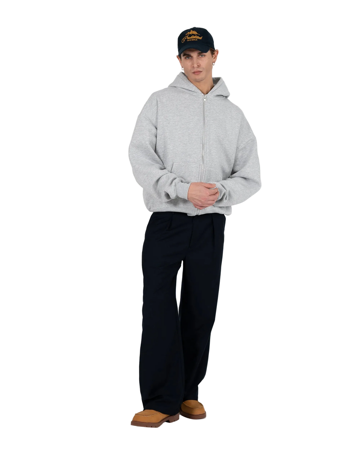 Prohibited Soho Pleated Pants Navy