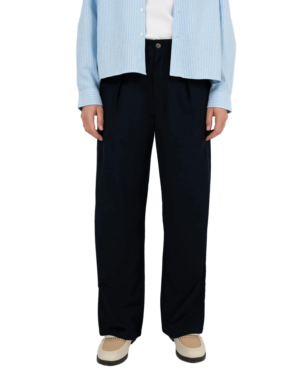 Prohibited Prohibited Soho Pleated Pants Navy