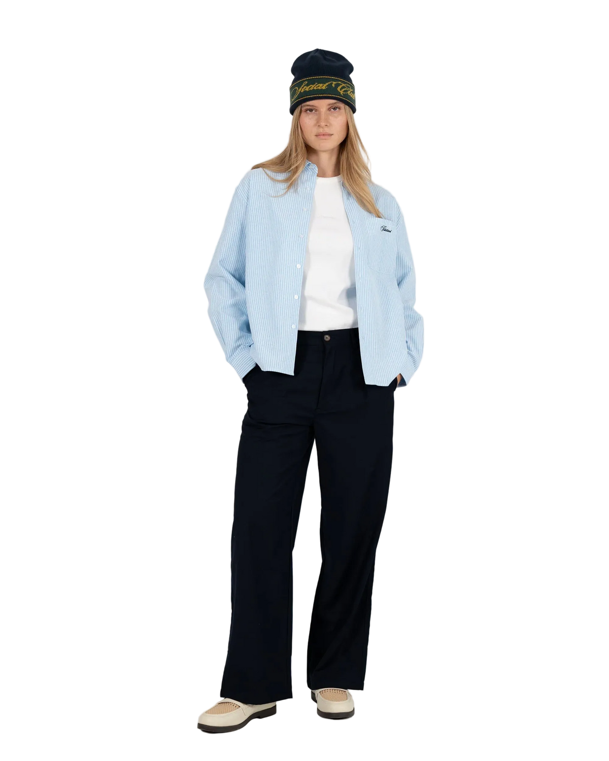 Prohibited Soho Pleated Pants Navy