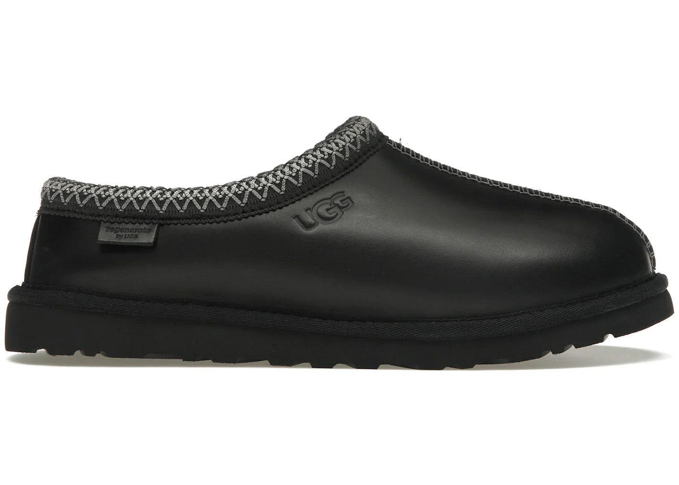 UGG Tasman LTHR Regen Slipper Black