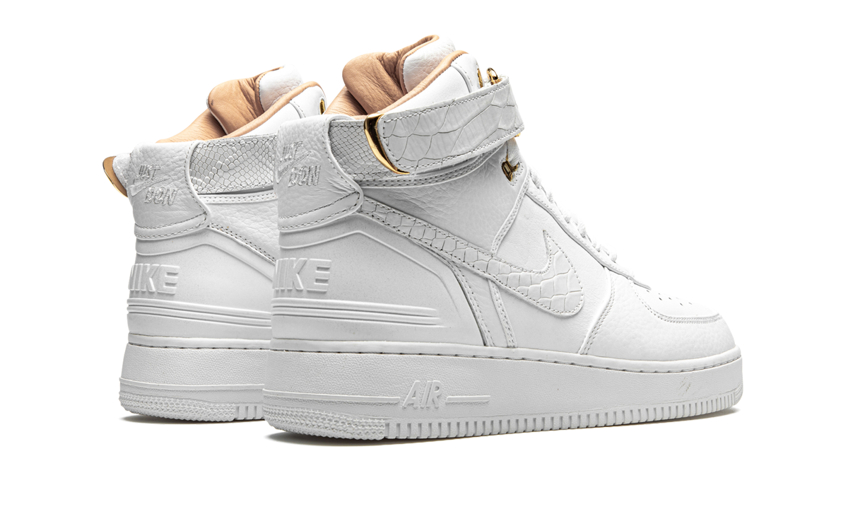 nike air force 1 high just don af100+AO1074-100+diagnol right behind view