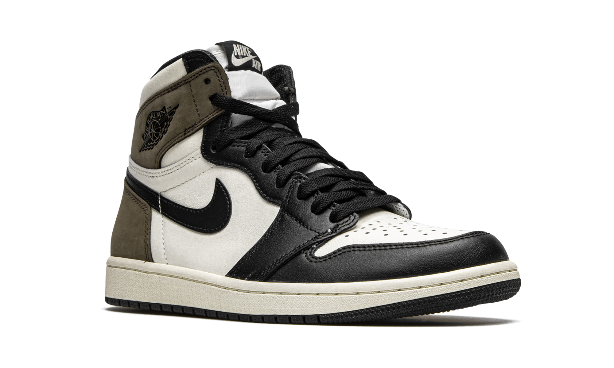 jordan 1 retro high dark mocha+555088-105+diagnol right view