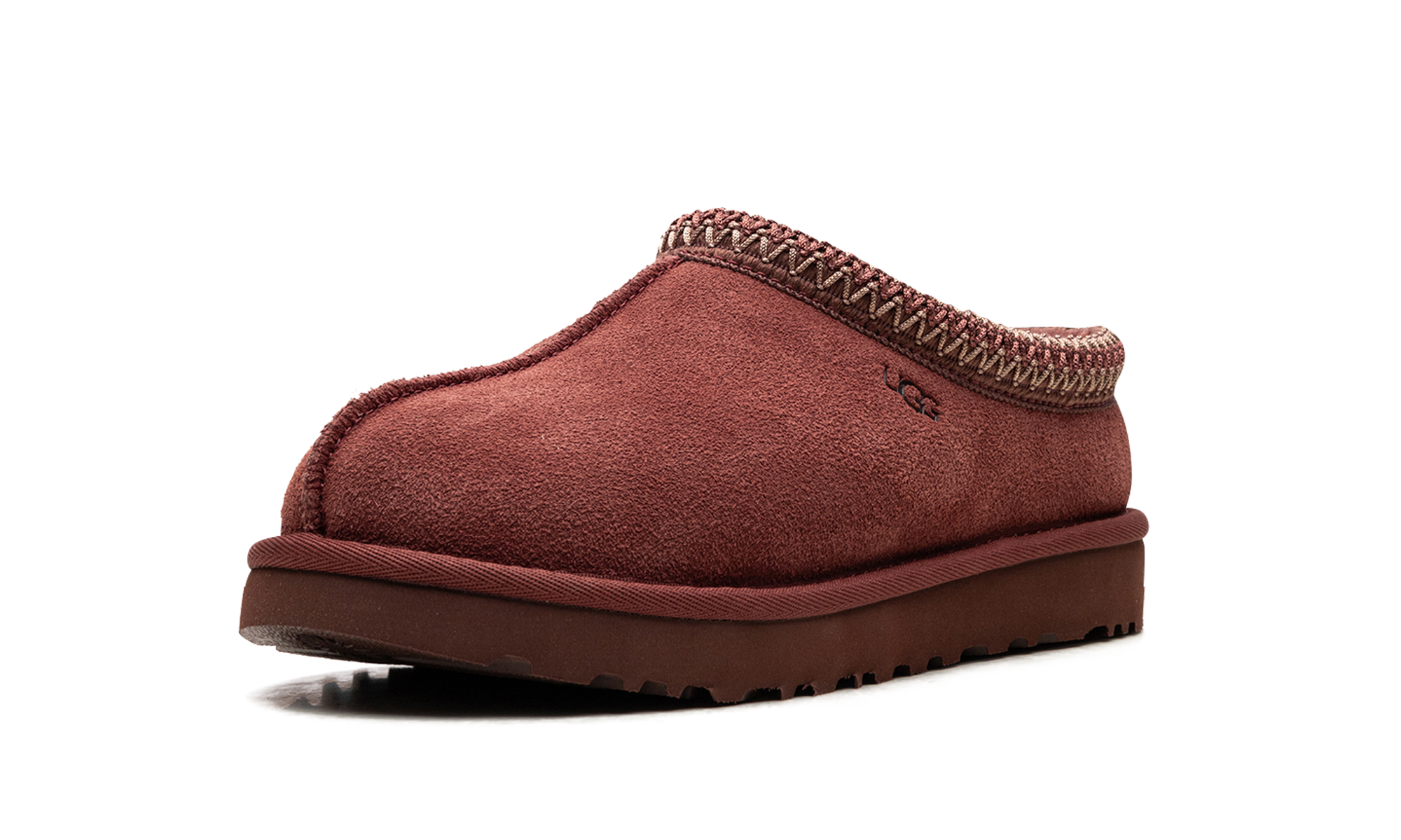 ugg tasman slipper red jasper women s+5955-RDJ+left diagnol single view