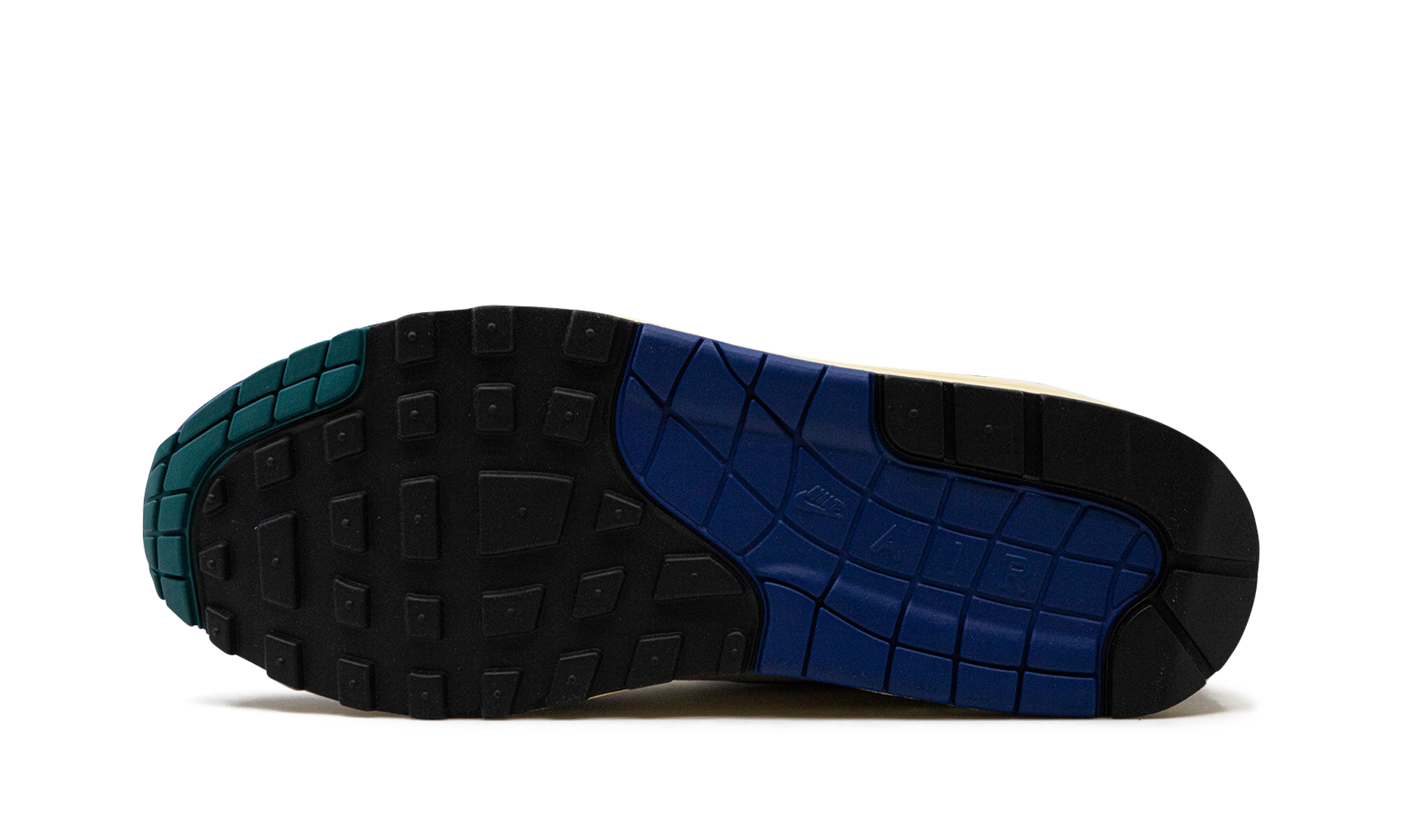 nike air max 1 athletic department deep royal blue+FQ8048-133+bottom view