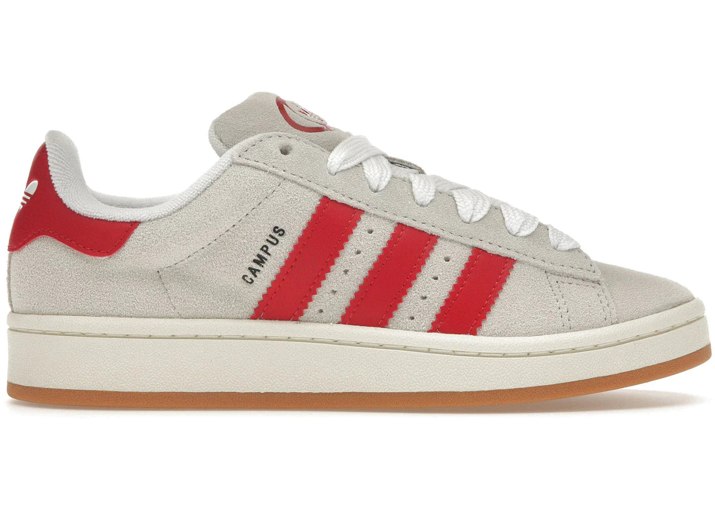 adidas Campus 00s Crystal White Better Scarlet (Women's)