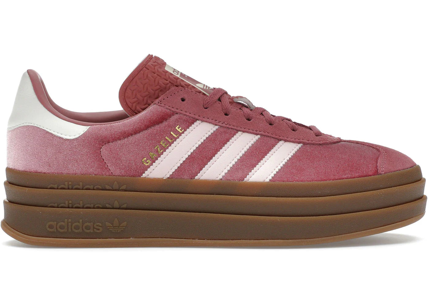 adidas Gazelle Bold Sandy Pink Velvet (Women's)