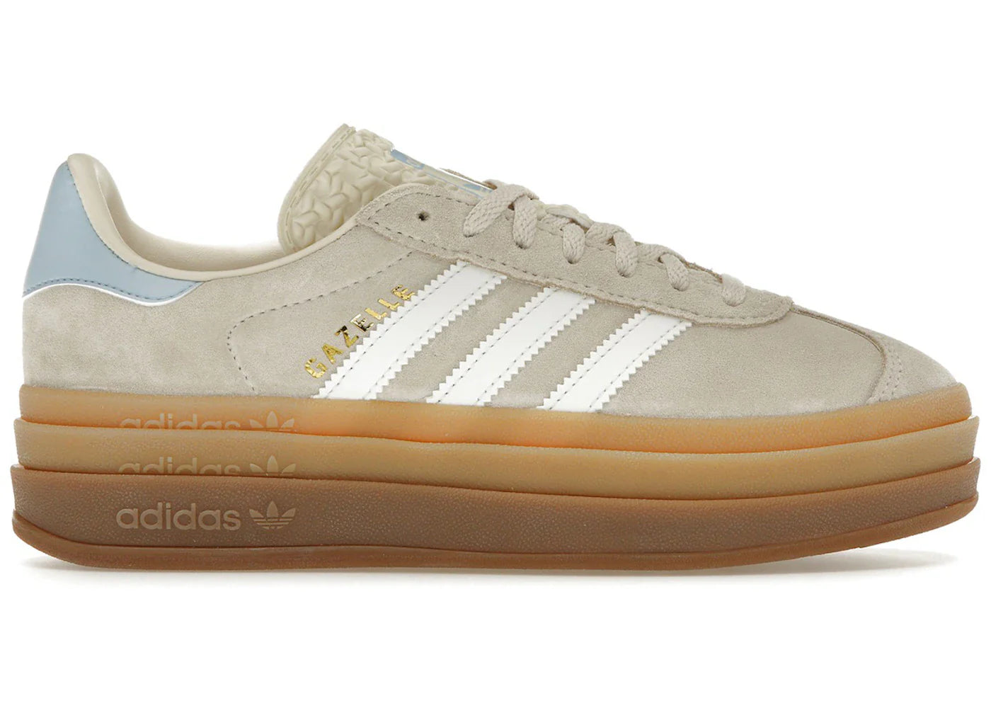 adidas Gazelle Bold Wonder White Clear Sky (Kids)
