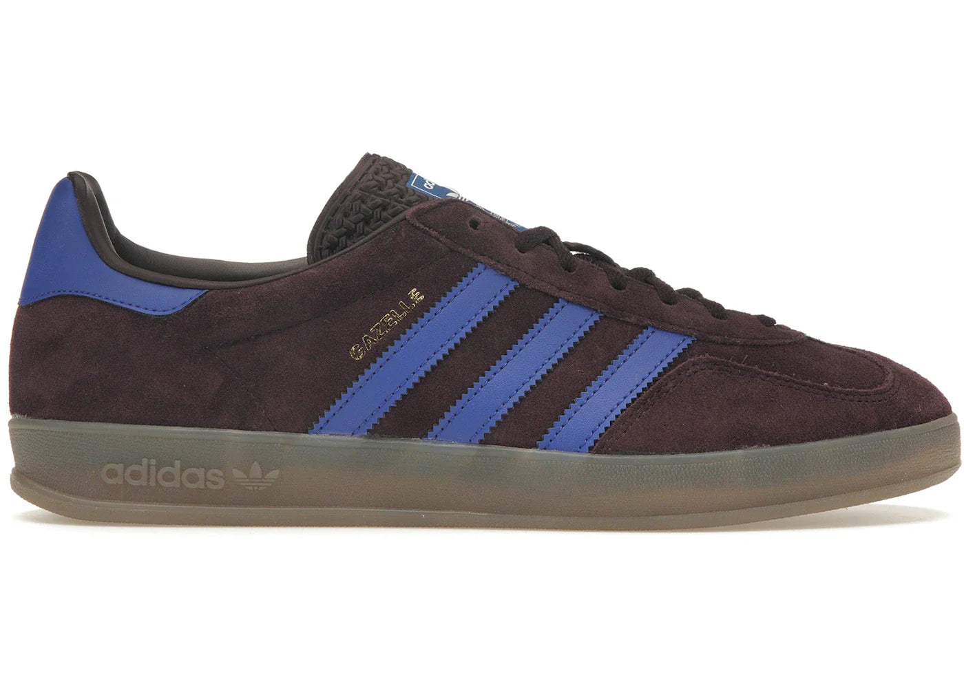adidas Gazelle Indoor Shadow Maroon Semi Lucid Blue